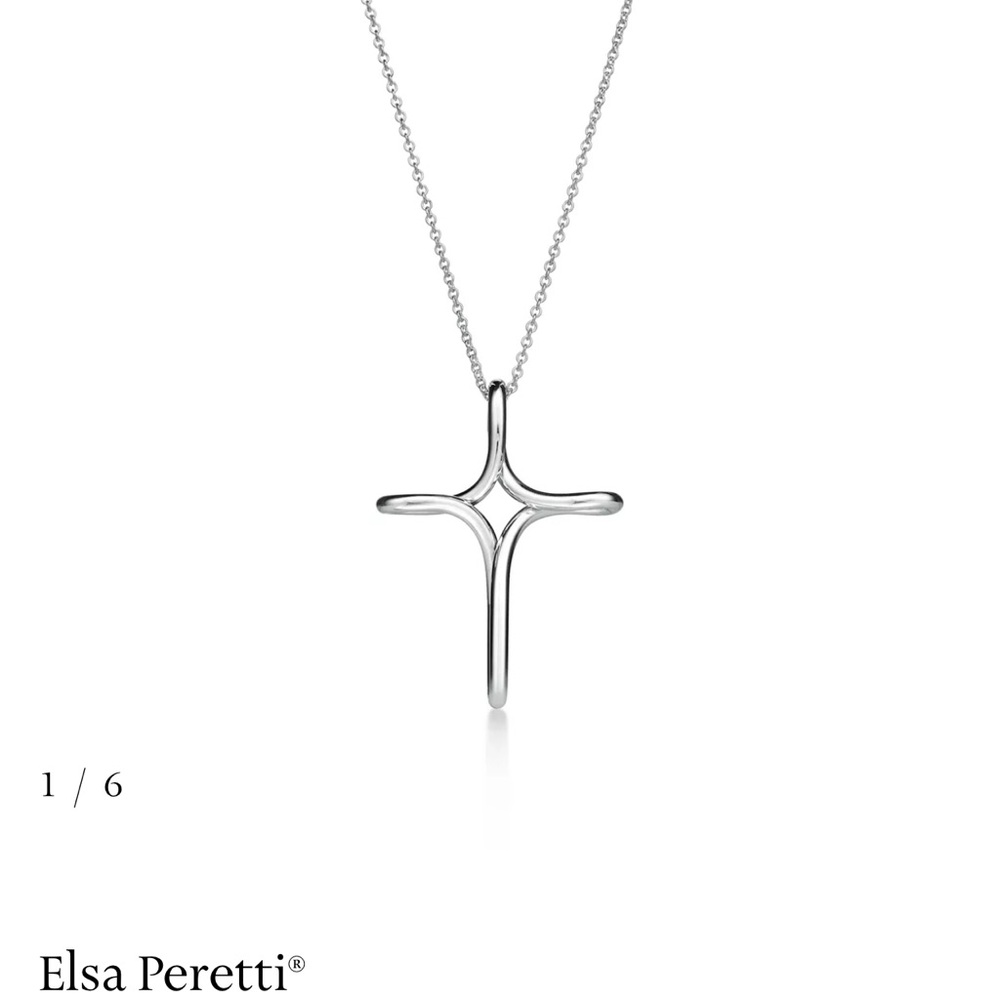 Tiffany & Co. Silver Cross Necklace
